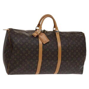 LOUIS VUITTON Monogram Keepall 60 Boston Bag